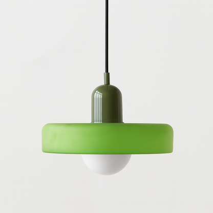 Bauhaus Colored Glass Pendant Light 23