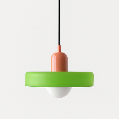 Bauhaus Colored Glass Pendant Light 24