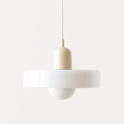 Bauhaus Colored Glass Pendant Light 18