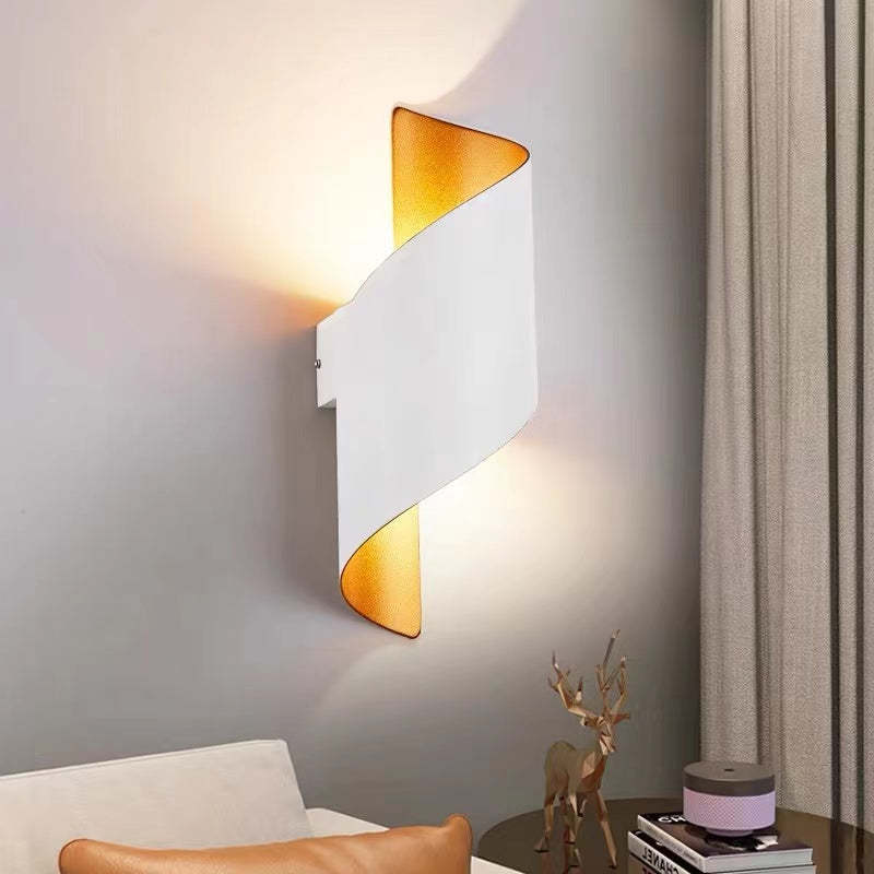 Modern Spiral LED Wall Lamp – TwistLight