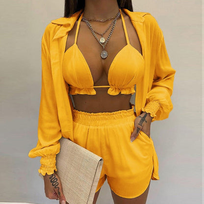 Stylish 3-piece summer outfit for the beach and pool - TropenGlow