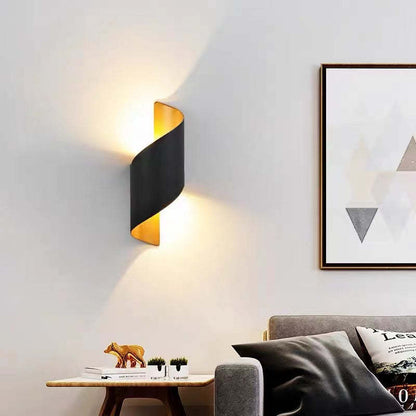Modern Spiral LED Wall Lamp – TwistLight