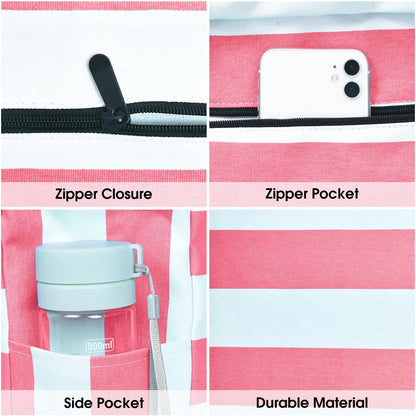 Large waterproof zipped bag for work and leisure