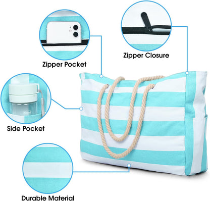 Large waterproof zipped bag for work and leisure