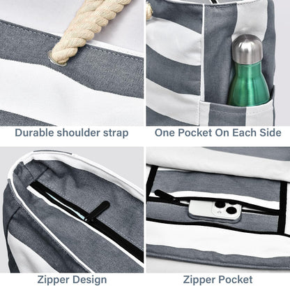 Large waterproof zipped bag for work and leisure