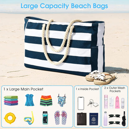 Large waterproof zipped bag for work and leisure