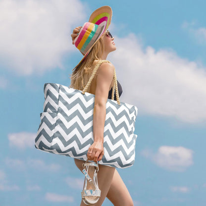 Large waterproof zipped bag for work and leisure