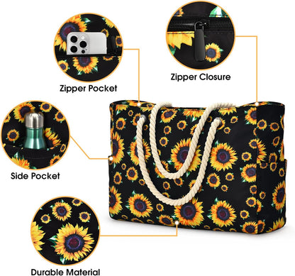 Large waterproof zipped bag for work and leisure