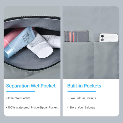 Large waterproof zipped bag for work and leisure