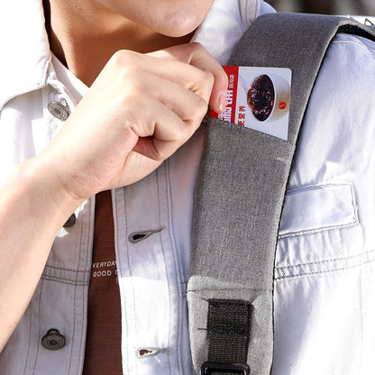Waterproof anti-theft laptop rucksack – concealed zip design with USB charging port