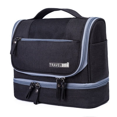 Large Hanging Toiletry Bag Organiser – Travel Case with Multiple Compartments