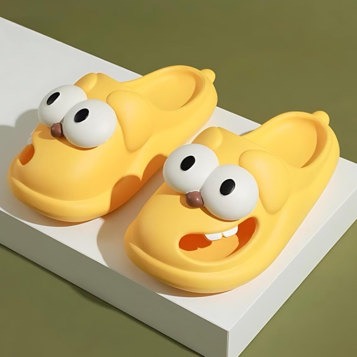 Cartoon slippers with comfort and character - PawJoy Cozy Pup slippers