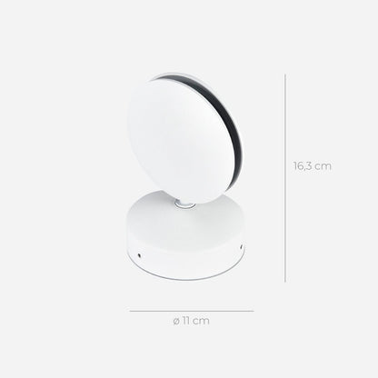 LED Wall Sconce with Spotlight Function | 360° Rotating Head | Square Beam 9