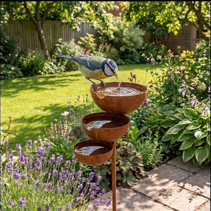 Three-Tier Bird Bath | Bring Your Garden to Life Every Morning 5
