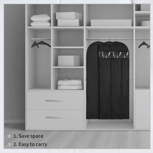 Long garment storage cover – 180 cm garment bag with zip and viewing window for autumn (Buy 1, Get 1 FREE)