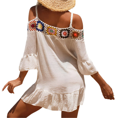Strapless mini dress with a loose fit – Livia