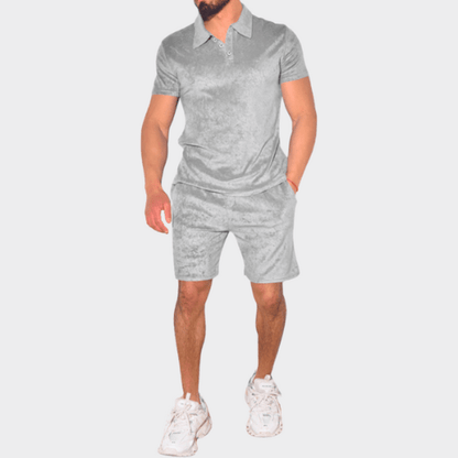 Two-piece men's outfit set for summer and leisure – Rafael
