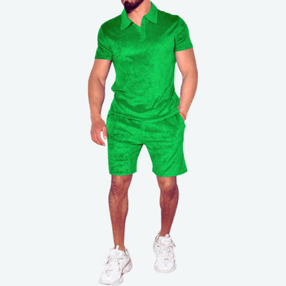 Two-piece men's outfit set for summer and leisure – Rafael
