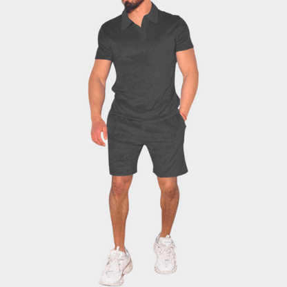 Two-piece men's outfit set for summer and leisure – Rafael
