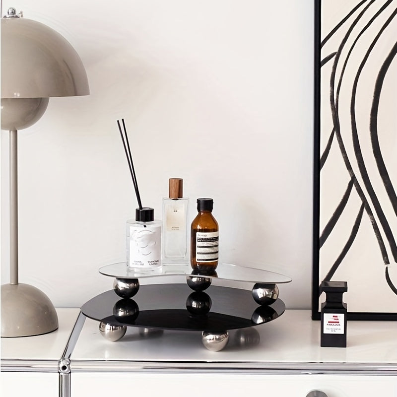 Geometric acrylic tray - For candles and fragrance sticks - Aurelia