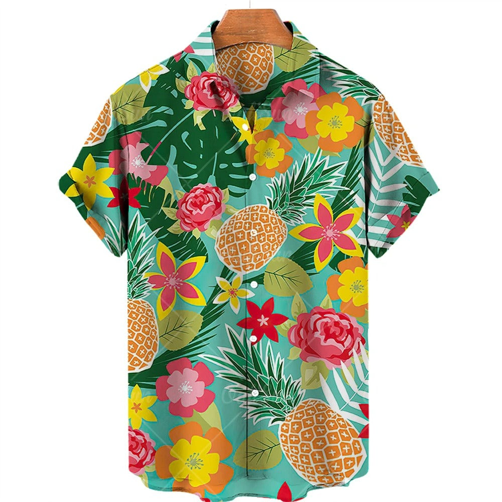 Tropical Hawaiian short-sleeved shirt – Mateo