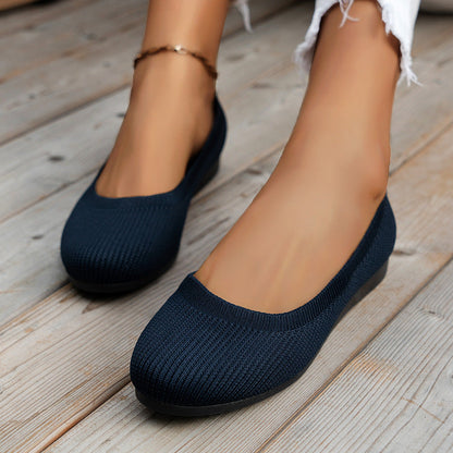Autumn orthopaedic women's ballet flats with comfort sole & classic design – Mia