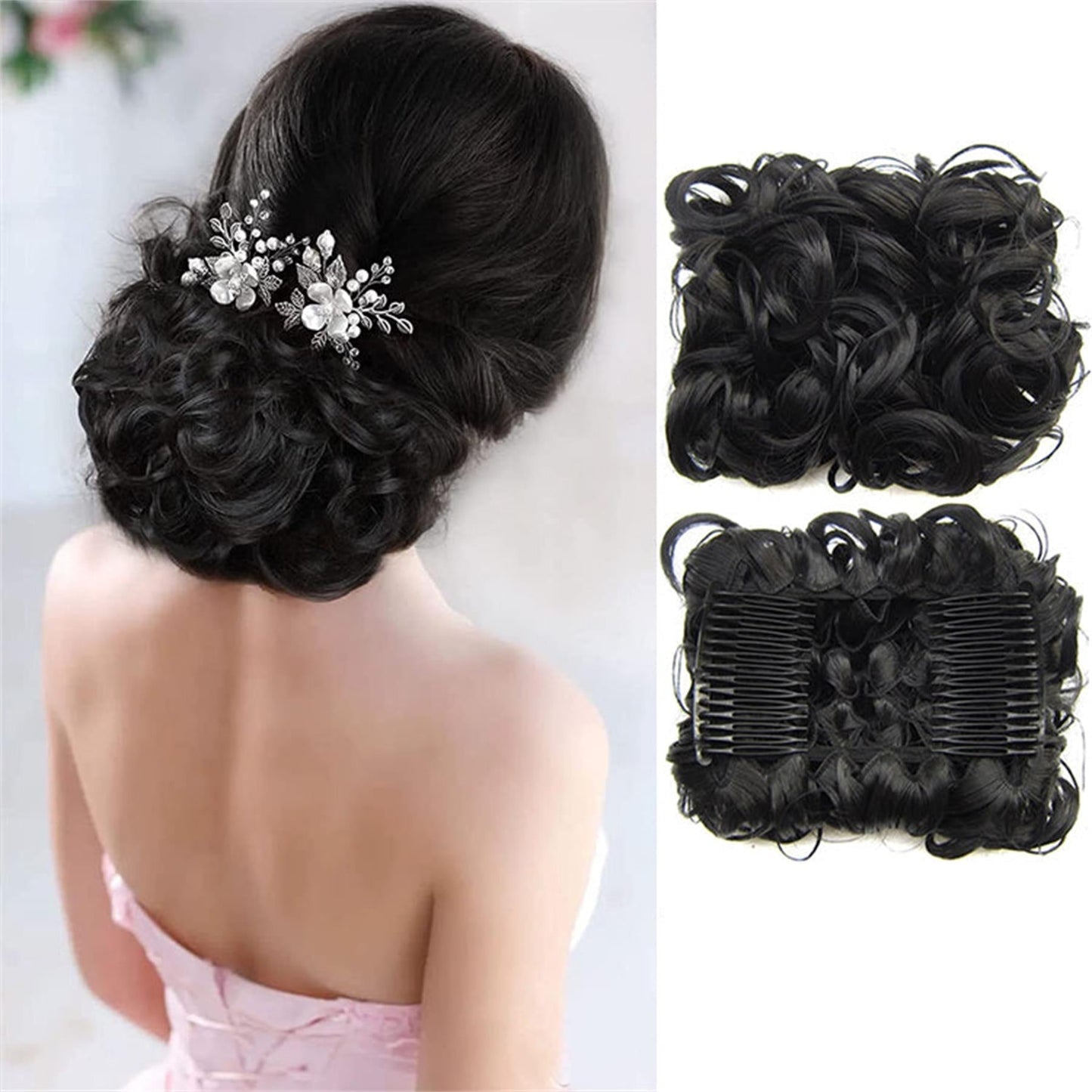 Curly Knot Hair Extension – FluffyFix