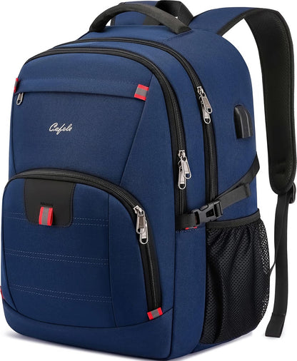 Waterproof laptop backpack with USB port and anti-theft design – TechPro