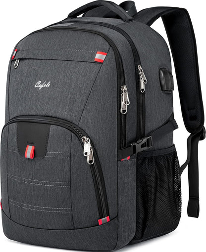 Waterproof laptop backpack with USB port and anti-theft design – TechPro