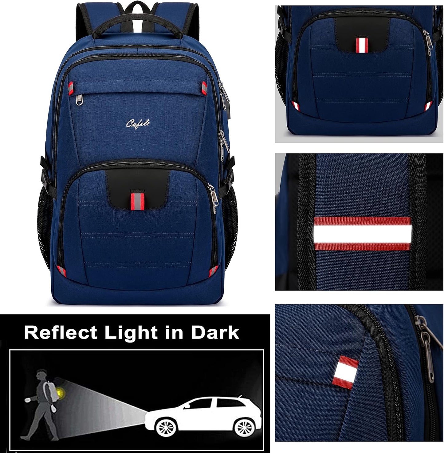 Waterproof laptop backpack with USB port and anti-theft design – TechPro