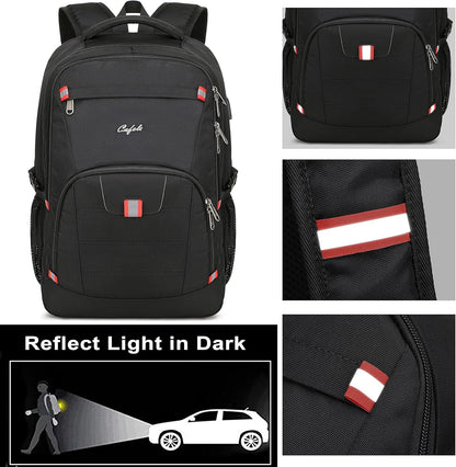 Waterproof laptop backpack with USB port and anti-theft design – TechPro