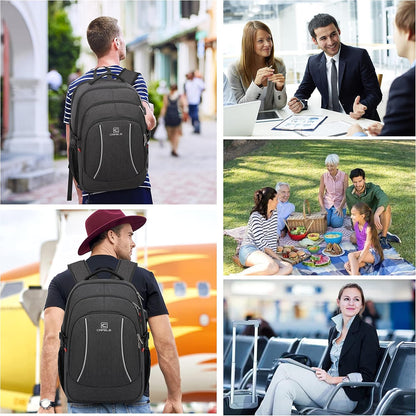 Waterproof laptop backpack with USB port and anti-theft design – TechPro