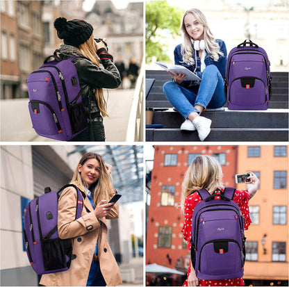 Waterproof laptop backpack with USB port and anti-theft design – TechPro