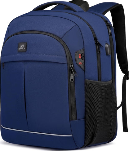 Waterproof laptop backpack with USB port and anti-theft design – TechPro