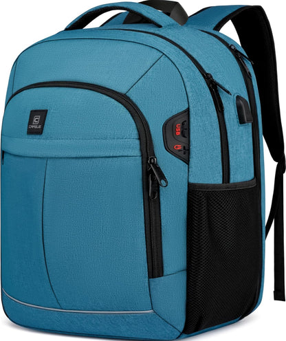 Waterproof laptop backpack with USB port and anti-theft design – TechPro