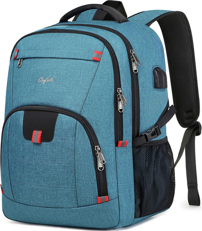 Waterproof laptop backpack with USB port and anti-theft design – TechPro