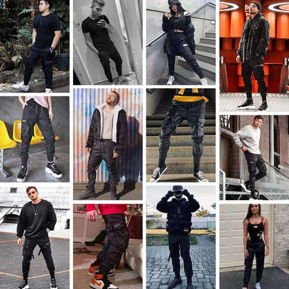 Multi-Pocket Hip-Hop Men's Cargo Pants – Dante
