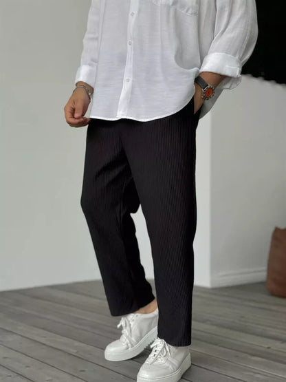 Luxury Men's Trousers in Soft Fabric – Alessio