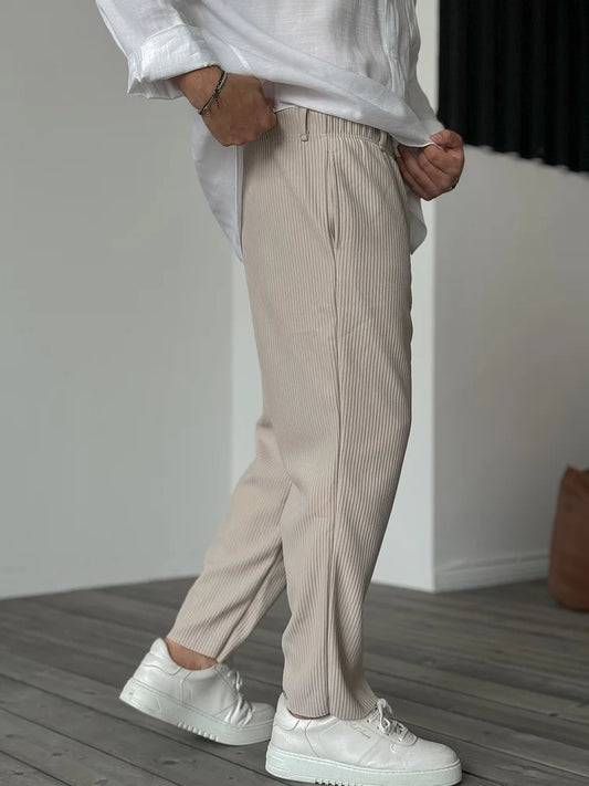 Luxury Men's Trousers in Soft Fabric – Alessio