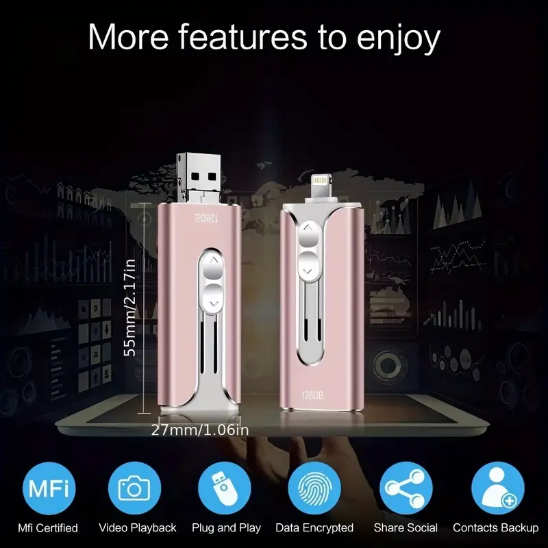 4-in-1 Memory Stick - Extra Storage Space for Your Phone 7