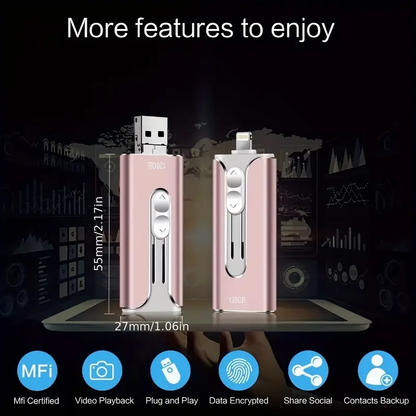 4-in-1 Memory Stick - Extra Storage Space for Your Phone 7