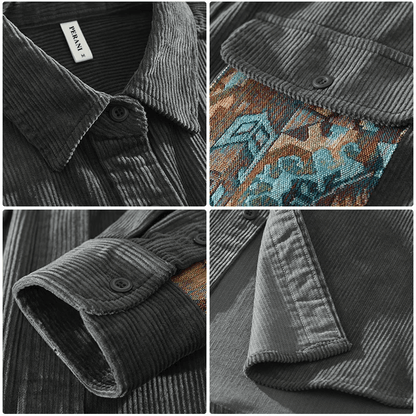 Cotton Men's Shirt with Long Sleeves - Quinten