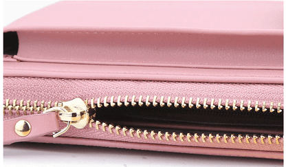 Compact PU leather shoulder bag with an adjustable strap.