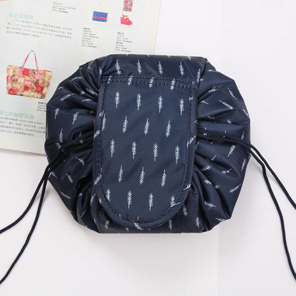 Portable drawstring make-up and toiletry bag – 2 for 1 travel organiser