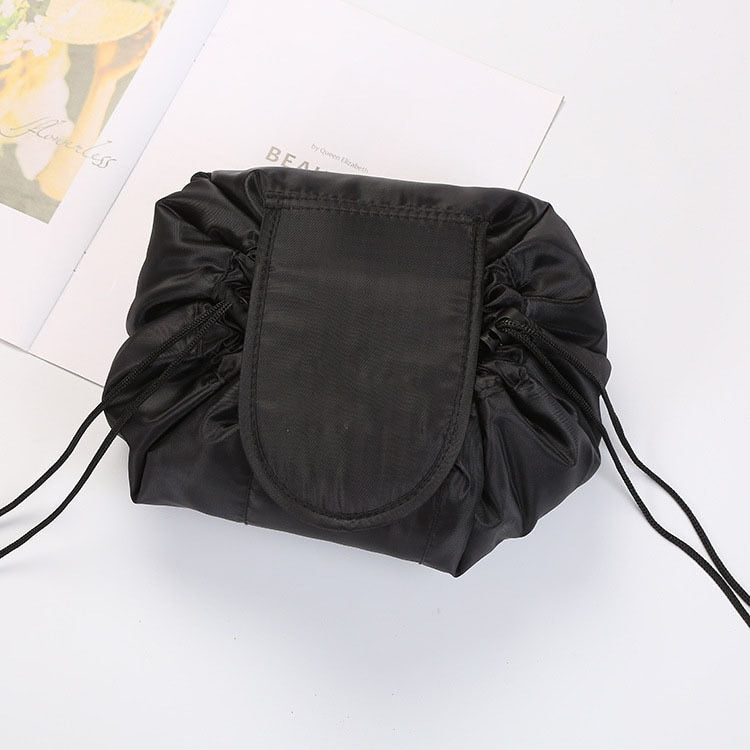 Portable drawstring make-up and toiletry bag – 2 for 1 travel organiser