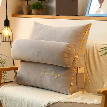 Ergonomic wedge-shaped back support cushion – Relaxa