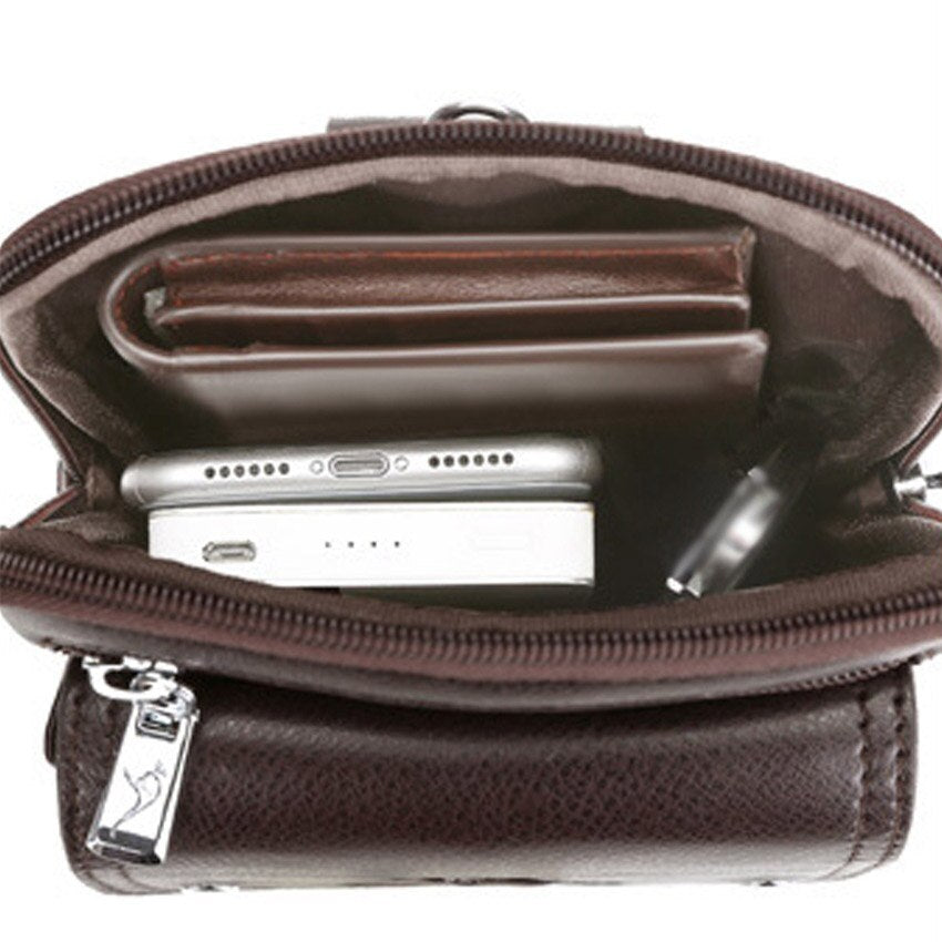 Men's PU leather shoulder bag