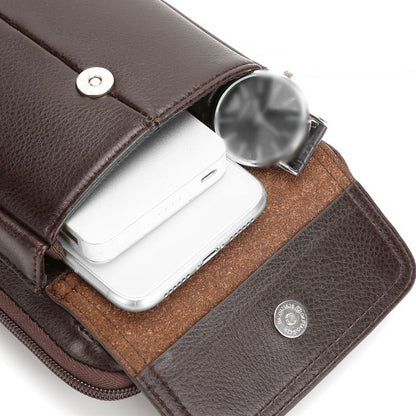 Men's PU leather shoulder bag