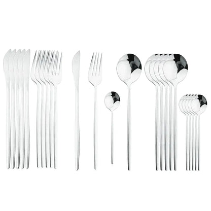 24-piece Stainless Steel Cutlery Set – Aurinox