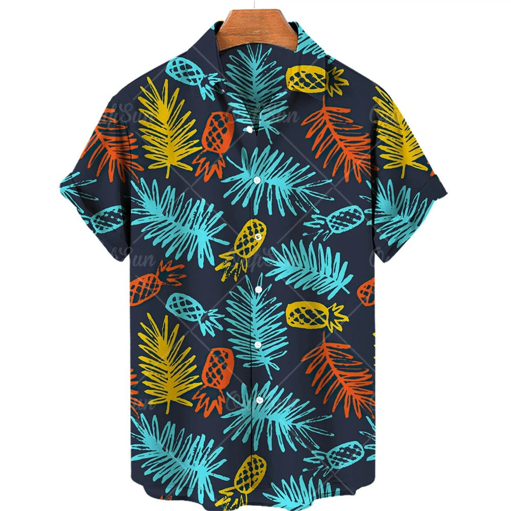 Tropical Hawaiian short-sleeved shirt – Mateo